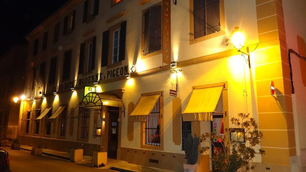 Hotel Moderne Et Pigeon Limoux Exterior foto