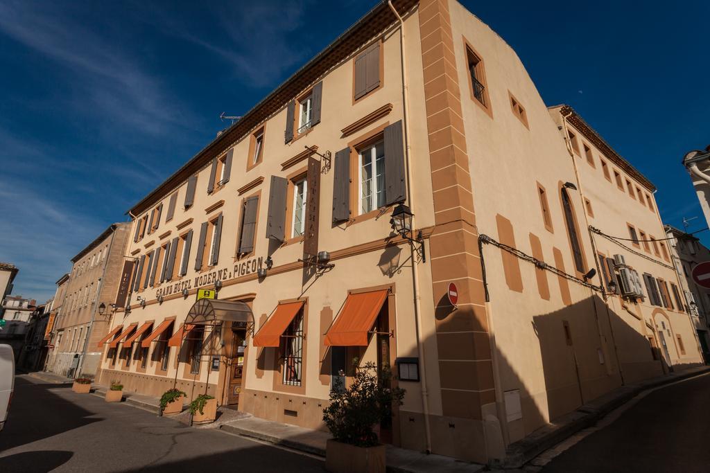 Hotel Moderne Et Pigeon Limoux Exterior foto