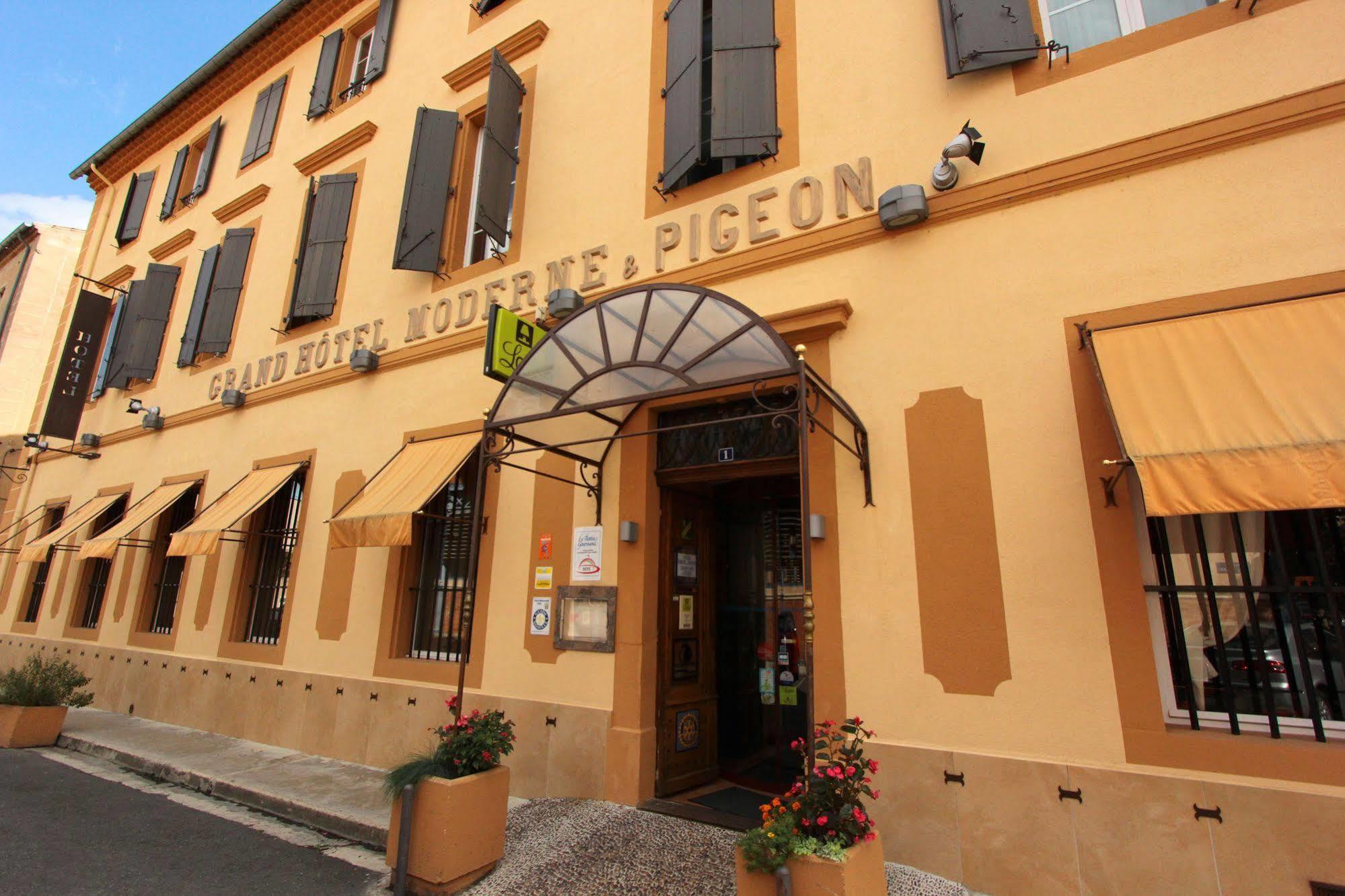 Hotel Moderne Et Pigeon Limoux Exterior foto